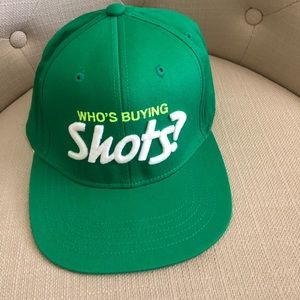 Who’s buying shots hat